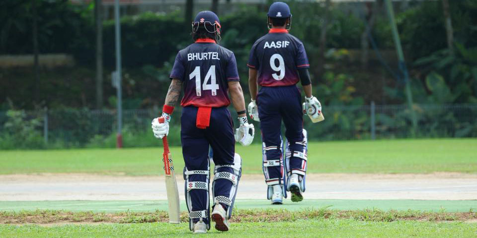 Bhurtel hits successive tons as Nepal thump Malaysia by 167 runs