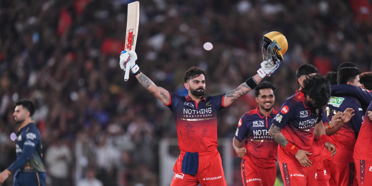 Kohli leads RCB to 5-wicket win over Gujarat in IPL final