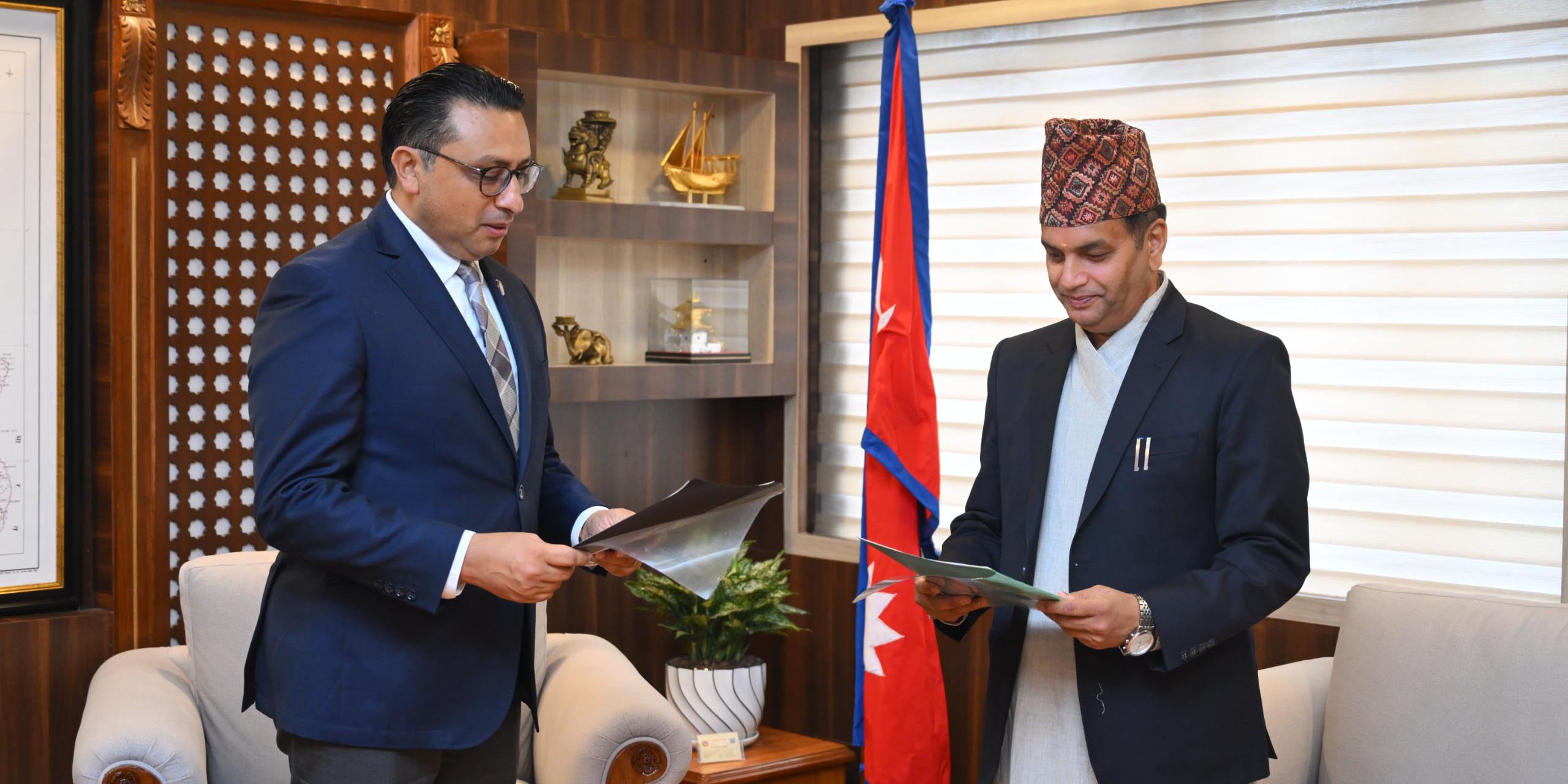 Sebon chair Bhatta sworn in