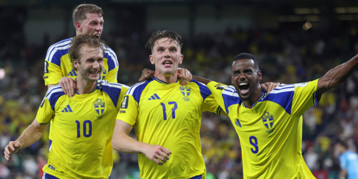 Sweden thrash Tunisia 5-1 in Group F fixture