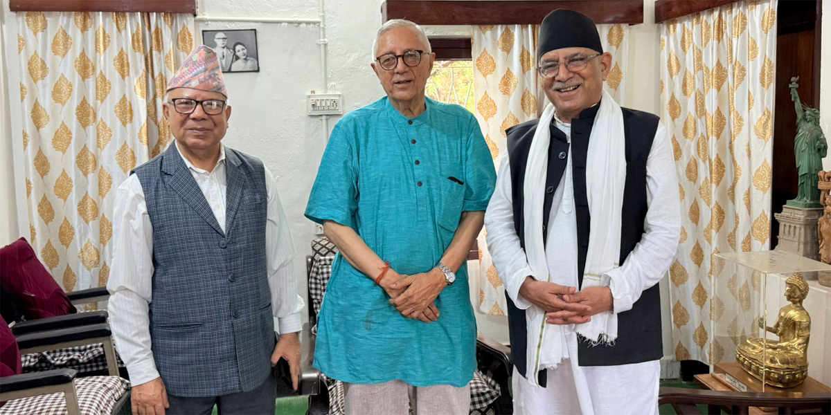 Dahal, Nepal meet Shekhar in Biratnagar