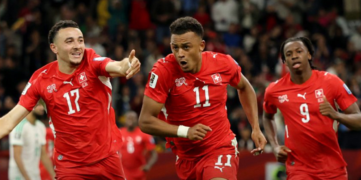 Switzerland beat Algeria 2-0 for first World Cup knockout win since 1938