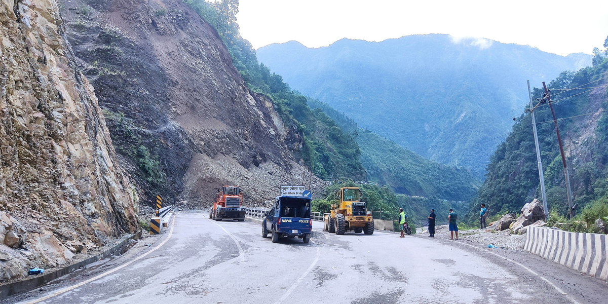 Muglin-Narayanghat road to face daily closures for landslide control work