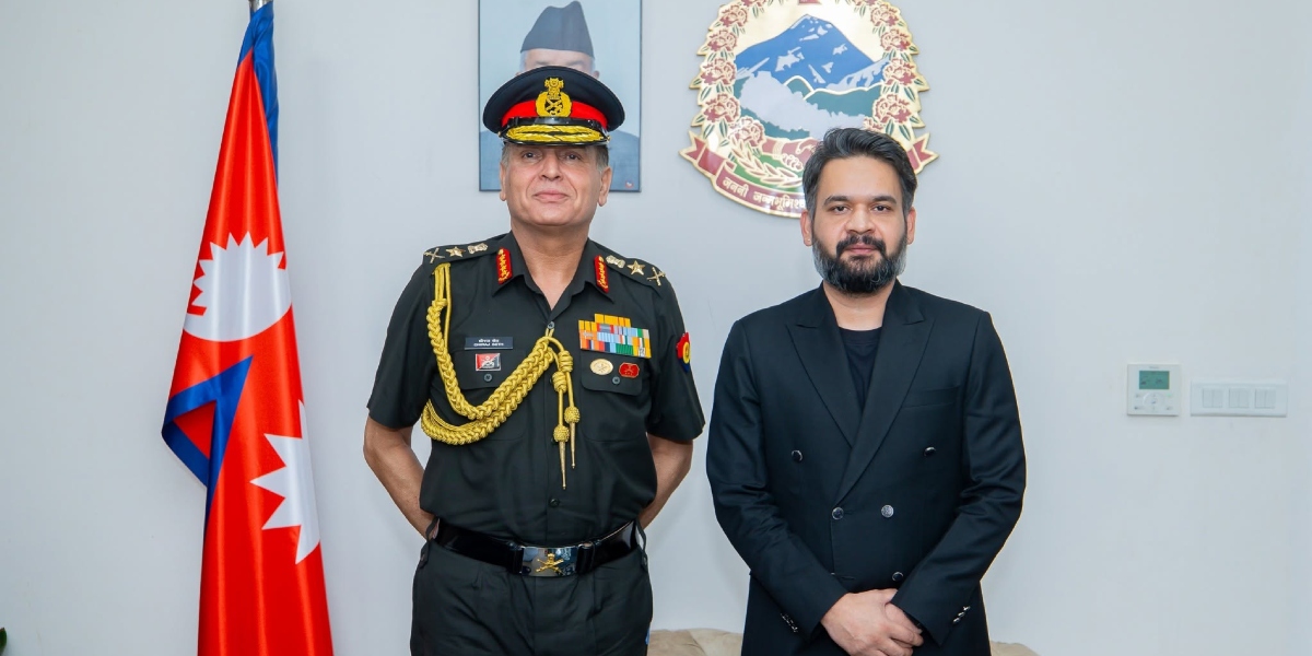 Indian Army Chief Dhiraj Seth pays courtesy call on PM Shah