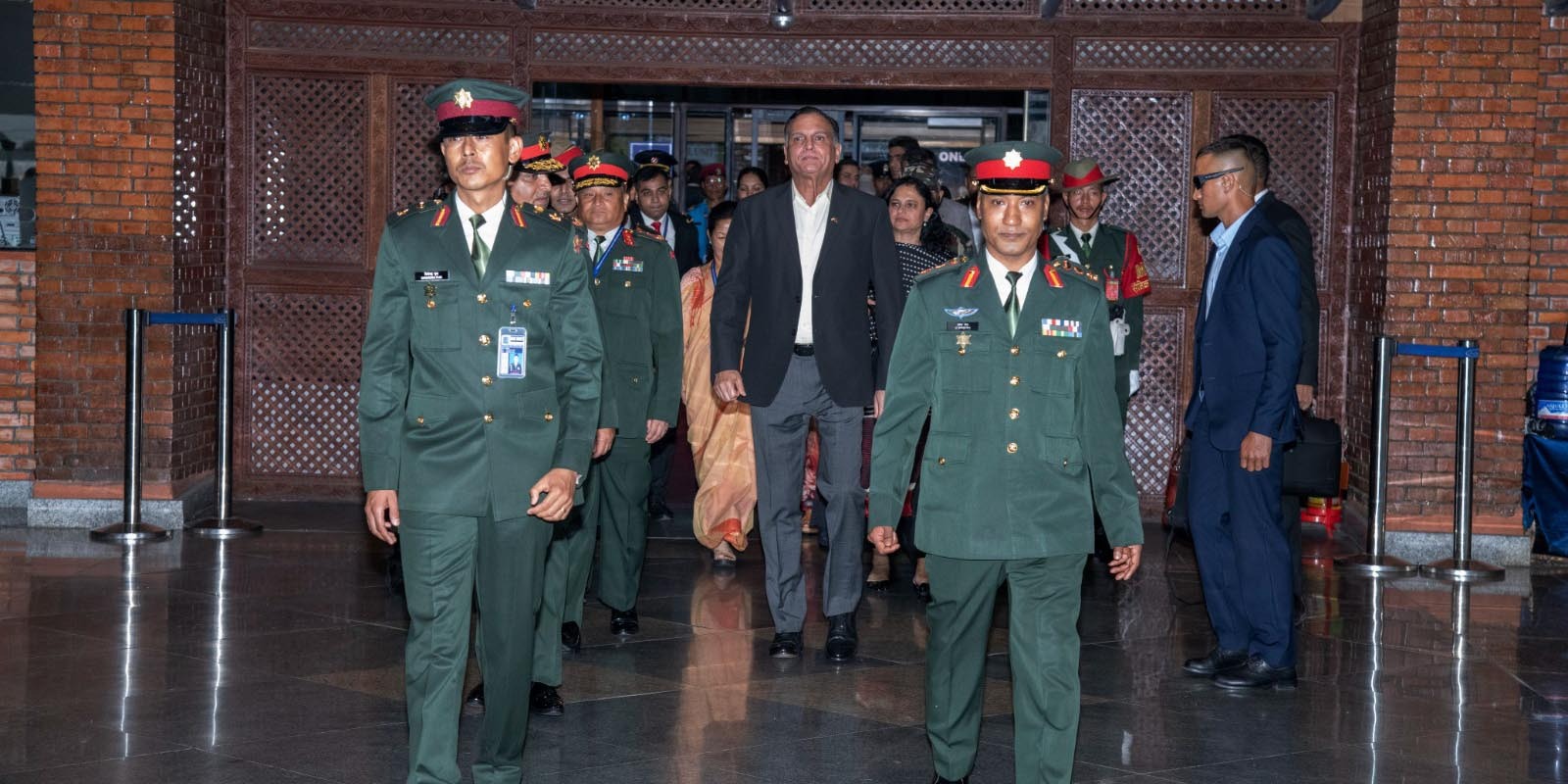 Indian Army Chief General Dhiraj Seth arrives in Kathmandu