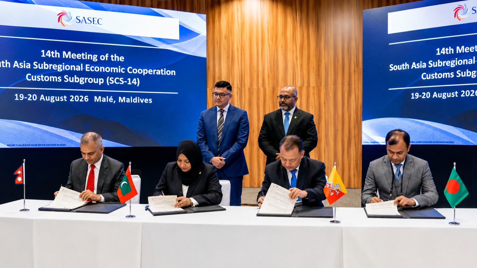 Four SASEC countries in customs data-sharing pact
