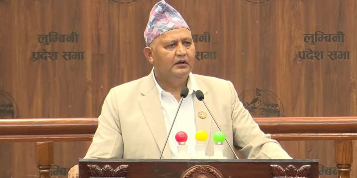 Lumbini Chief Minister Acharya passes floor test