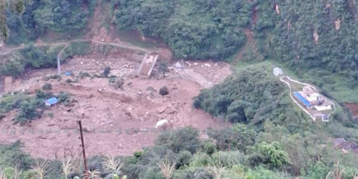 Three killed, 10 missing after landslide in Rolpa