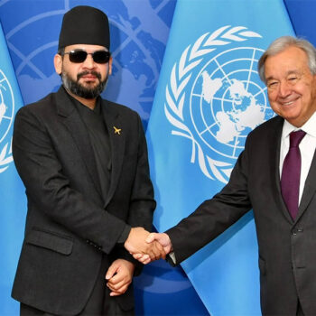PM Shah meets UN Secretary-General Guterres
