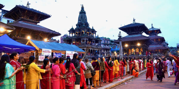 Devotees throng Krishna Temple in Patan [In Pictures]