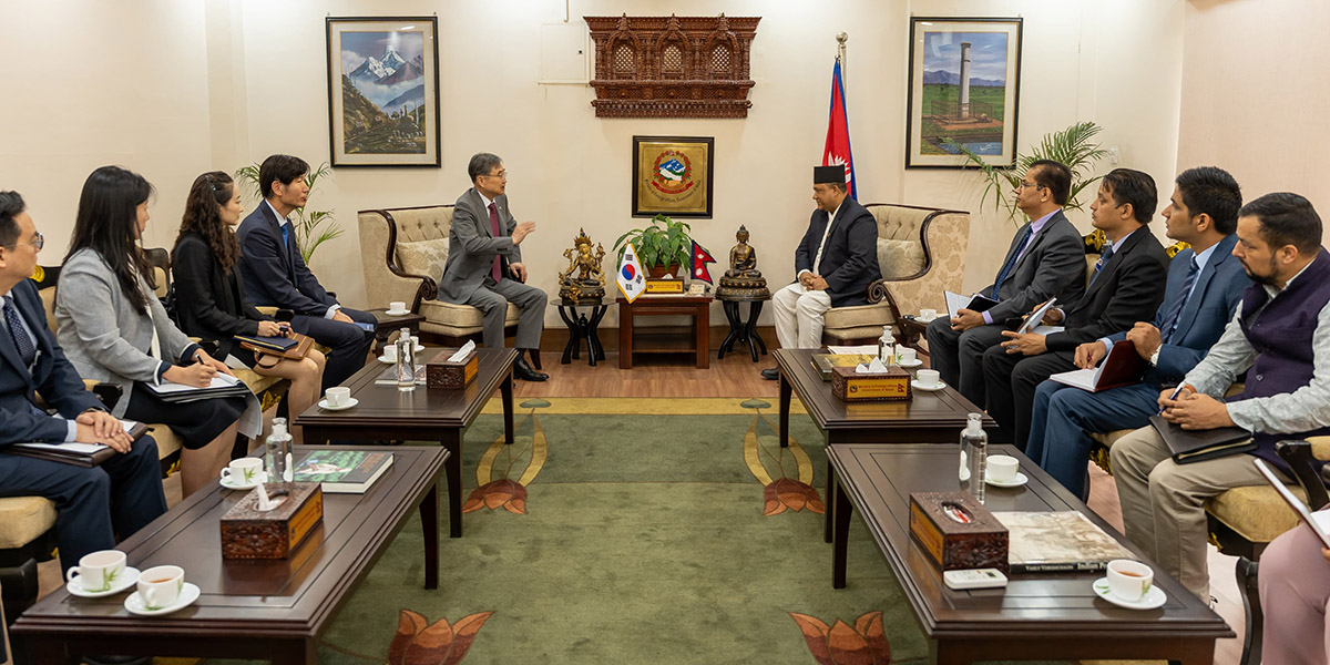 South Korea ready to support Nepal’s post-disaster reconstruction: Foreign Minister Hyun