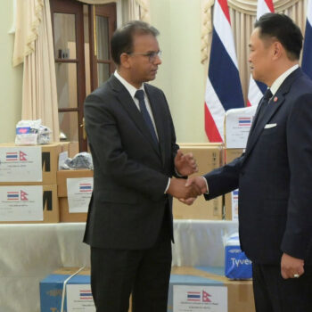 Thailand provides 7 million baht in emergency assistance to Nepal