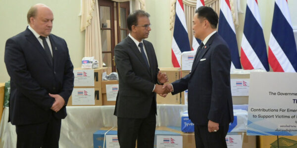 Thailand provides 7 million baht in emergency assistance to Nepal