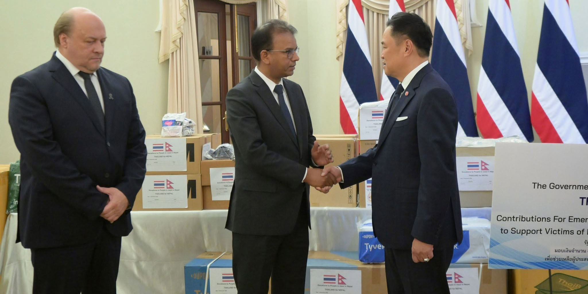 Thailand provides 7 million baht in emergency assistance to Nepal