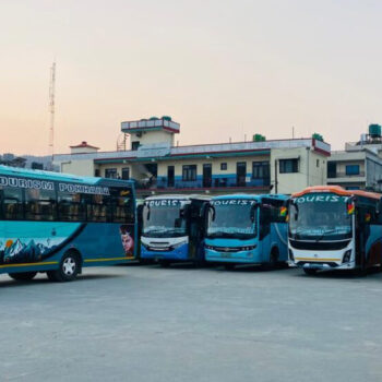 Prithvi Highway closure forces tourist buses off the road