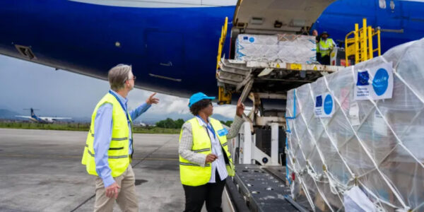 EU, UNICEF bring 84 tons of humanitarian supplies