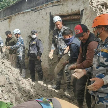 Twin earthquakes damage houses in Upper Mustang