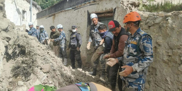 Twin earthquakes damage houses in Upper Mustang