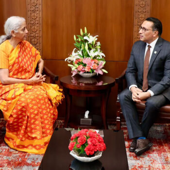 Wagle, Sitharaman discuss post-flood reconstruction, development cooperation