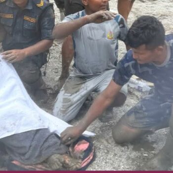 When rescue workers heard please for help…..