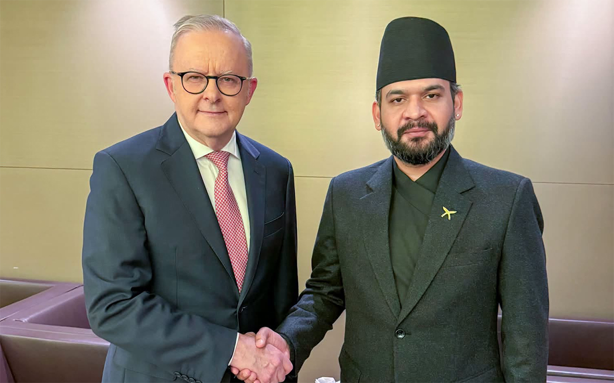 Albanese meets PM Balendra Shah, says Australia stands with Nepali people