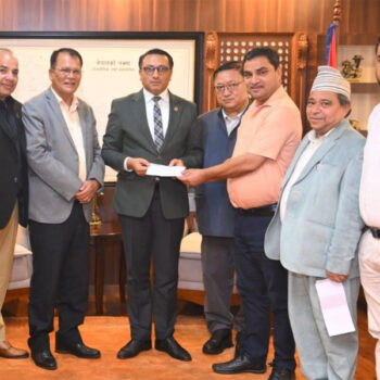 NC hands over Rs 10 million to PM Disaster Relief Fund