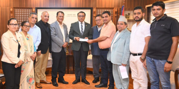 NC hands over Rs 10 million to PM Disaster Relief Fund