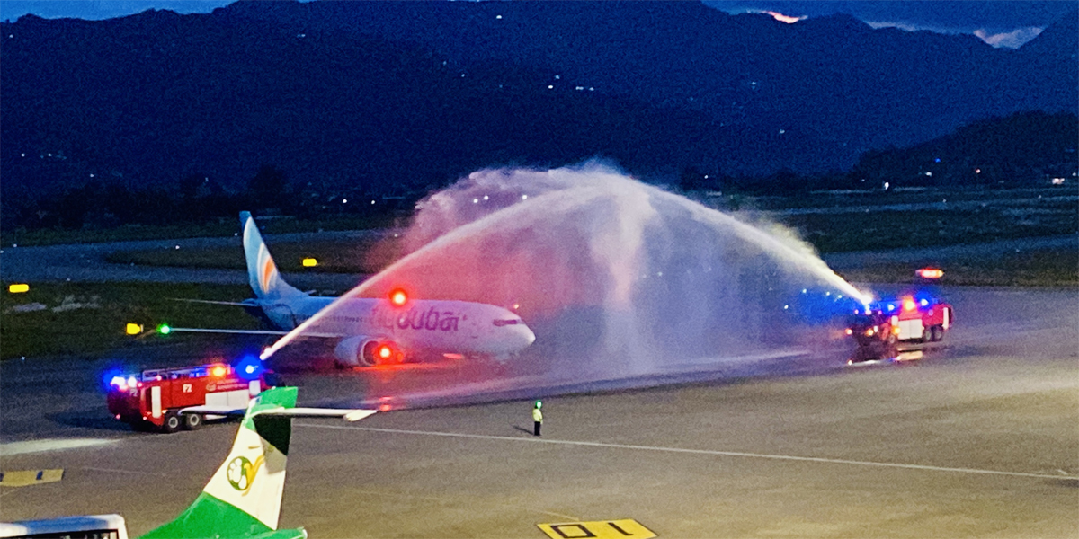 flydubai formally launches Dubai-Pokhara flight service