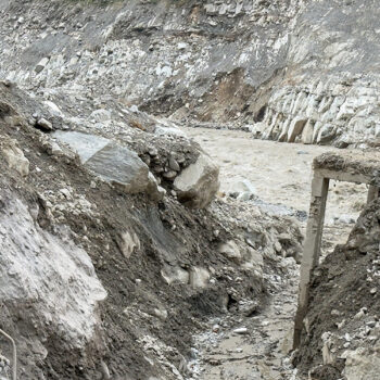 Flood in Therang stream sweeps away four houses, bridge in Gorkha