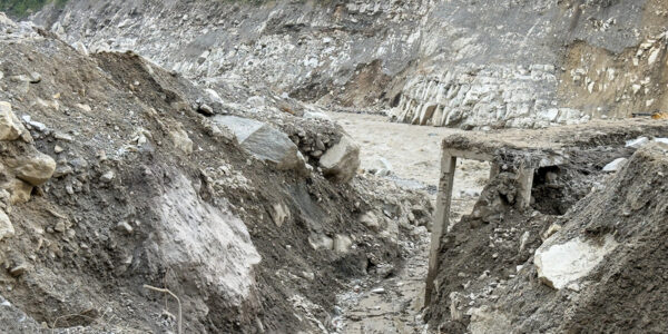 Flood in Therang stream sweeps away four houses, bridge in Gorkha
