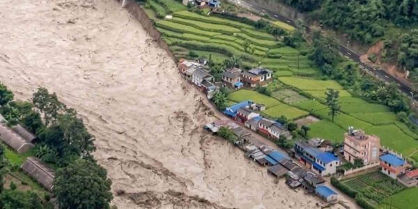 25 houses swept away by Kaligandaki in Parbat