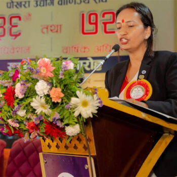 Shobha Gautam first woman to be elected PCCI president