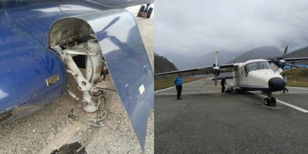 Sita Air plane lands safely in Dolpa after rear wheel comes off