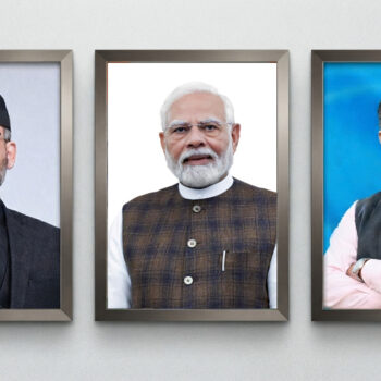 PM, Rabi greet Modi on 25 years of public service