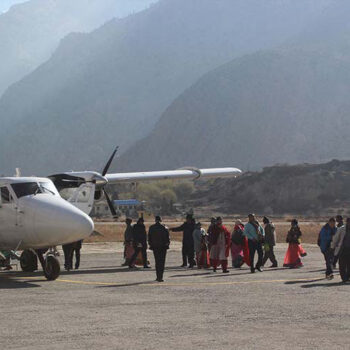 Tourism entrepreneurs concerned at suspension of Jomsom flights