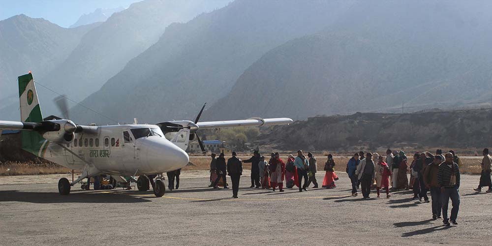 Tourism entrepreneurs concerned at suspension of Jomsom flights