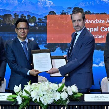 Nepal, World Bank sign pact to explore catastrophe bond for disaster risks