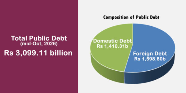 Public debt surpasses Rs 3,000 billion as borrowing doubles in seven years