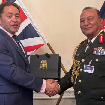 UK minister holds courtesy meeting with CoAS Sigdel