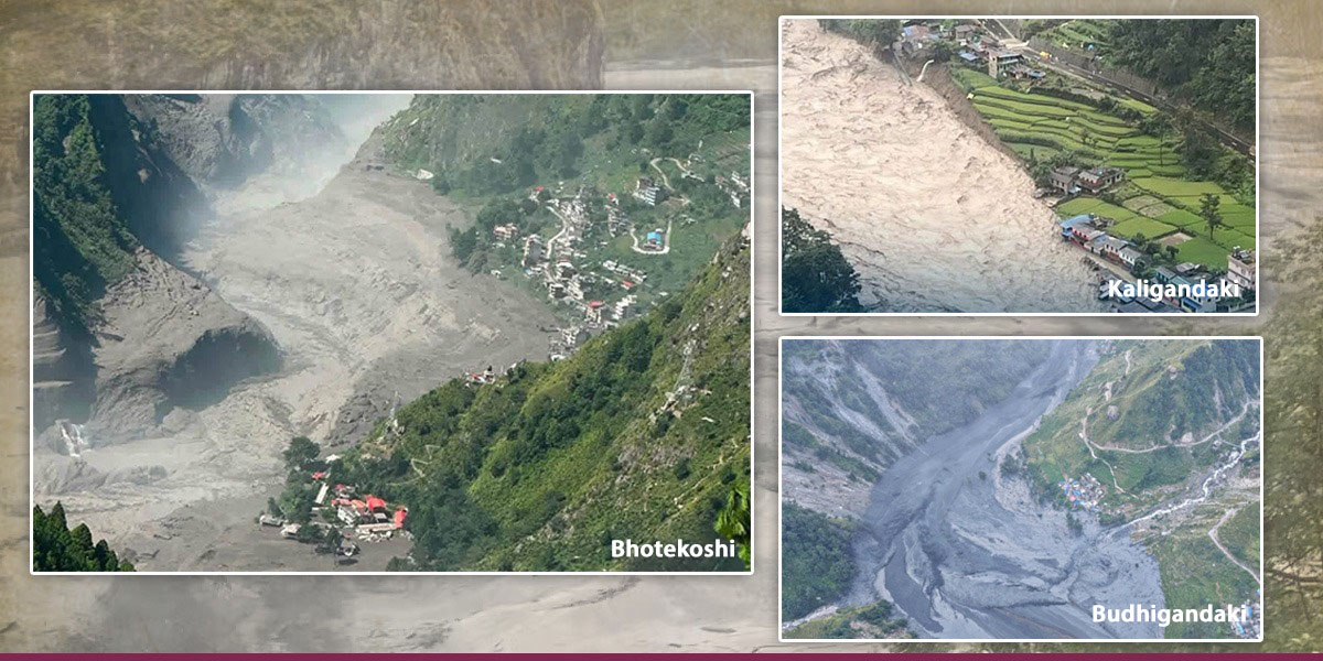Gandaki basin hit by three major floods in two months