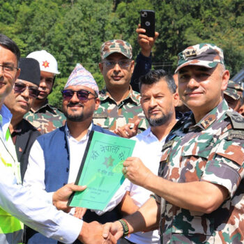 Road connectivity between Rasuwa, Nuwakot resumes