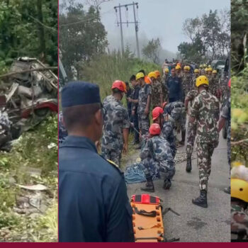Five killed in school bus accident in Pokhara